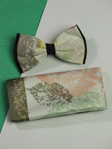 Leafed Up Bowtie & Pocket Square Set - TOSSIDO