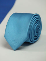 Light Blue Skinny Necktie - TOSSIDO