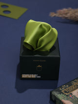 Light Green Solid Pocket Square - TOSSIDO