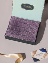 Lilac Medallion Performance Silk™ Pocket Square - TOSSIDO
