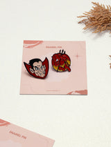 Little Devil & Vampire Enamel Pin Set of 2 - TOSSIDO