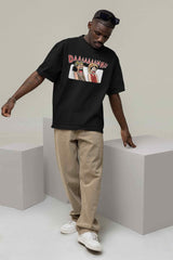 Luffy & Usopp's Shocking Encounter: A 'Daammnn' to Remember Oversized Tee - TOSSIDO