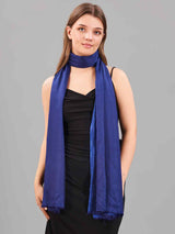 Majestic Blue Kashmiri Stole - TOSSIDO