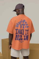 Manifest It Purple Oversized Tee - TOSSIDO