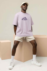 Manifest It Purple Oversized Tee - TOSSIDO