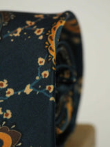 Marine Paisley Necktie - TOSSIDO