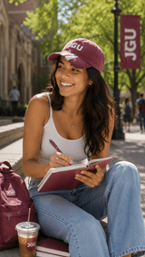 Maroon JGU Varsity Cap - TOSSIDO