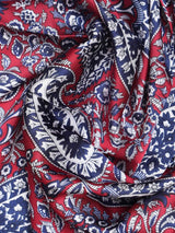 Maroon Paisley Neckerchief - TOSSIDO