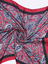 Maroon Paisley Neckerchief - TOSSIDO