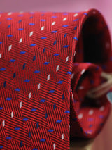 Maroon Polyester Necktie - TOSSIDO