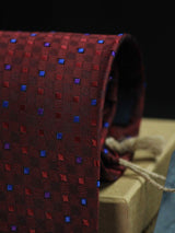 Maroon Polyester Necktie - TOSSIDO
