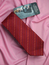 Maroon Polyester Necktie - TOSSIDO