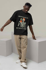 Mentally ill But Totally Chill Oversized Tee - TOSSIDO
