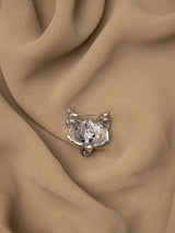 Midnight Fox Brooch