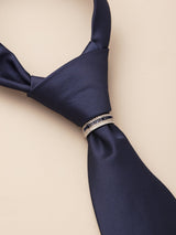 Midnight Sapphire Pavé Necktie Ring - TOSSIDO