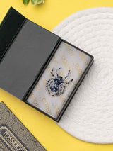Midnight Web Sparkling Spider Brooch