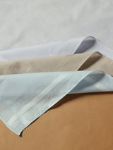 Minimal Pastel Luxe Cotton Handkerchief Set - TOSSIDO