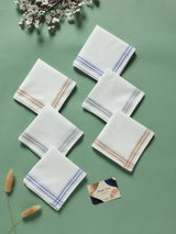 Minimal White Cotton Handkerchief Set - TOSSIDO