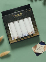 Minimal White Cotton Handkerchief Set - TOSSIDO