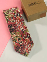 Multi Floral Printed Necktie - TOSSIDO