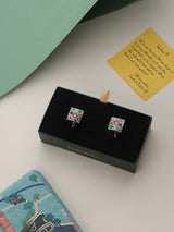 Multicolor Abstract Cufflinks - TOSSIDO