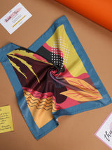 Multicolor Abstract Pocket Square - TOSSIDO