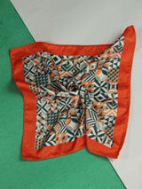 Multicolor Abstract Pocket Square - TOSSIDO