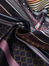 Multicolor Abstract Pocket Square - TOSSIDO