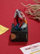 Multicolor Abstract Pocket Square - TOSSIDO