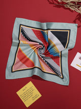 Multicolor Abstract Pocket Square - TOSSIDO