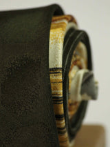 Multicolor Abstract Printed Silk Necktie - TOSSIDO