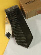 Multicolor Abstract Printed Silk Necktie - TOSSIDO