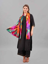 Multicolor Abstract Printed Stole - TOSSIDO