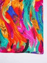 Multicolor Abstract Printed Stole - TOSSIDO