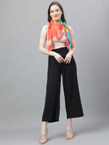 Multicolor Abstract Scarf & Scarf Bag Set - TOSSIDO
