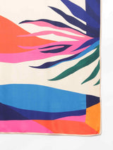 Multicolor Abstract Scarf & Scarf Bag Set - TOSSIDO