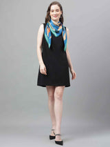 Multicolor Abstract Scarf & Scarf Bag Set - TOSSIDO