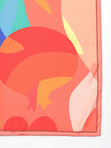 Multicolor Abstract Scarf & Scarf Bag Set - TOSSIDO