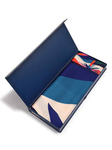 Multicolor Abstract Scarf & Scarf Bag Set - TOSSIDO