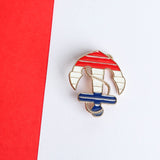 Multicolor Anchor Brooch - TOSSIDO