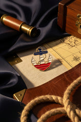 Multicolor Anchor Brooch - TOSSIDO