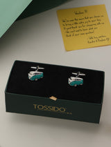Multicolor Bus Cufflinks - TOSSIDO