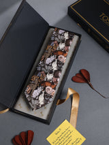 Multicolor Cats Printed Necktie - TOSSIDO