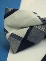 Multicolor Check Bowtie & Pocket Square Set - TOSSIDO