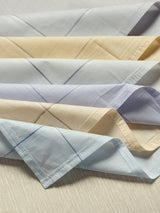 Multicolor Check Handkerchief Set – Pack of 6 - TOSSIDO