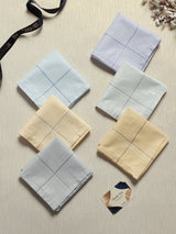 Multicolor Check Handkerchief Set – Pack of 6 - TOSSIDO