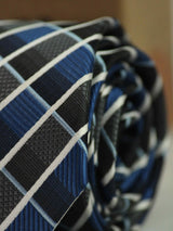 Multicolor Check Skinny Necktie - TOSSIDO