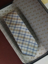 Multicolor Check Woven Silk Necktie - TOSSIDO