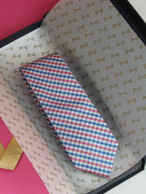Multicolor Check Woven Silk Necktie - TOSSIDO