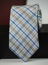 Multicolor Check Woven Silk Necktie - TOSSIDO